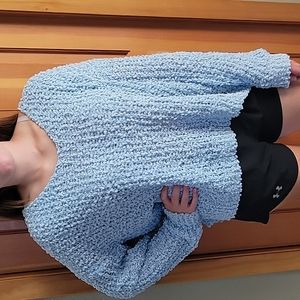 Pink Lily Oversized Popcorn Sweater